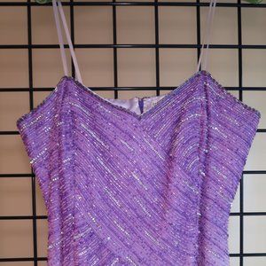 Papell Boutique Color: Lilac/Lavender Gradient Prom Evening Gown - Never Worn